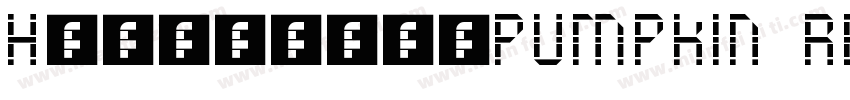 HalloweenPUMPKIN REGULAR字体转换